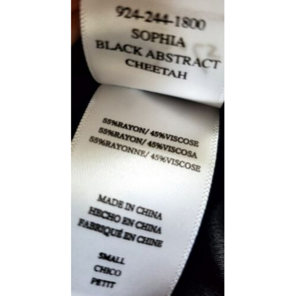 Rails Sophia Cheetah Romper Women's Black and Beige Sz Small EUC - Picture 6 of 8